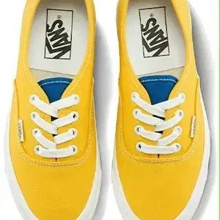 [BUNJANG] Vans Authentic 44 DX Anaheim Factory Yellow Blue Sneakers / 265 반스 어센틱 44 DX 애너하임 팩토리 옐로우 블루 vans