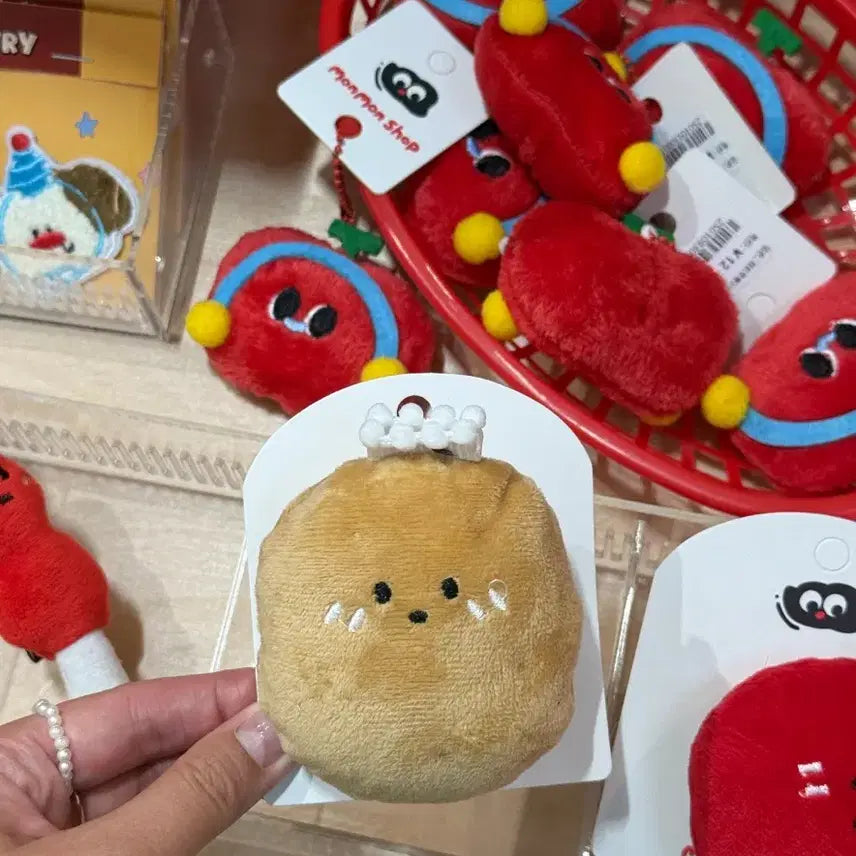 [BUNJANG] Monmon Apple Keyring / monmon 소품 인형 키링