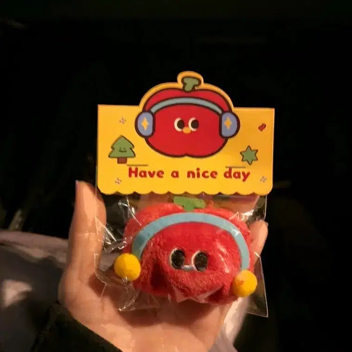 [BUNJANG] Monmon Apple Keyring / monmon 소품 인형 키링
