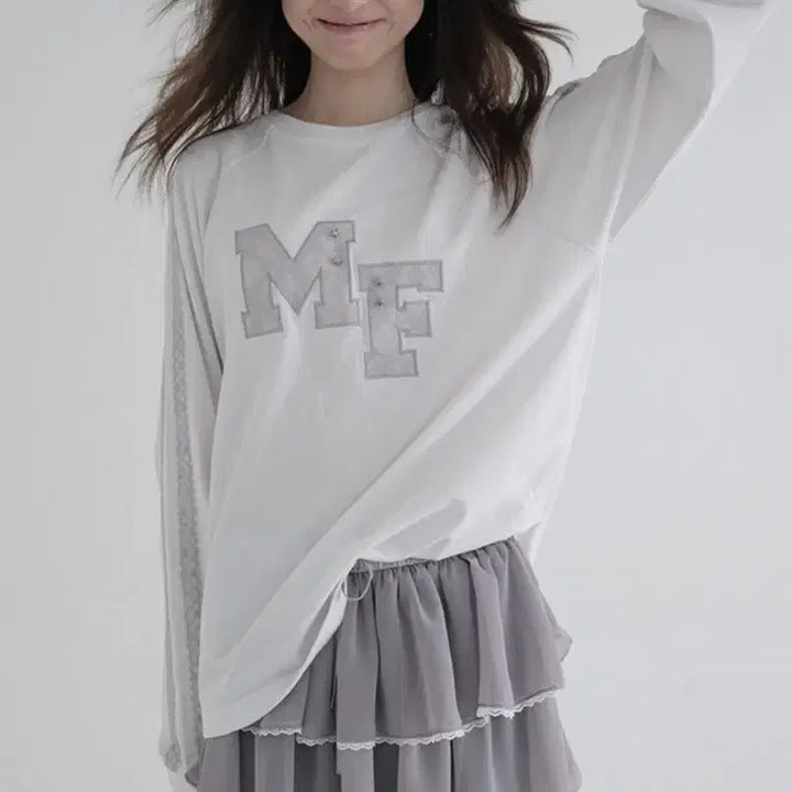 [BUNJANG] Margarine Fingers Lace Chiffon Tiered Skirt / 마가린핑거스 레이스 쉬폰 캉캉 스커트 새상품 반값에!