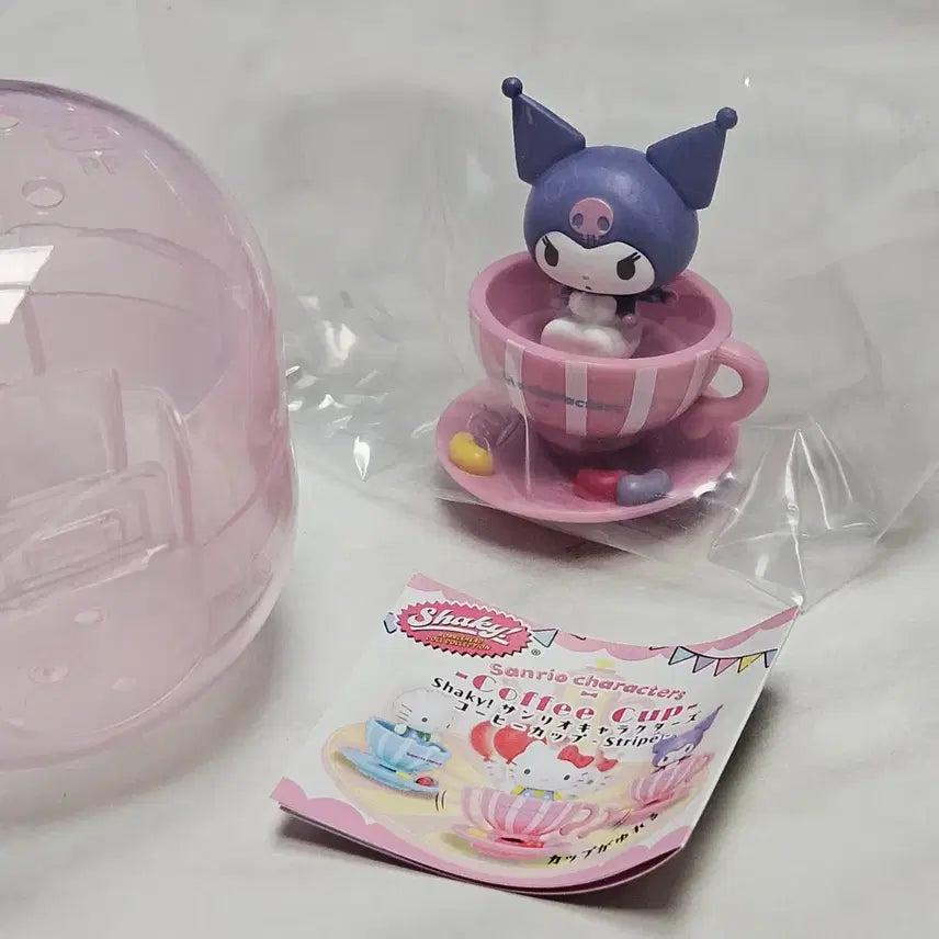 [BUNJANG] Sanrio Shaking Coffee Cup Gacha Kuromi Figure / 산리오 흔들흔들 커피컵 가챠 쿠로미 피규어