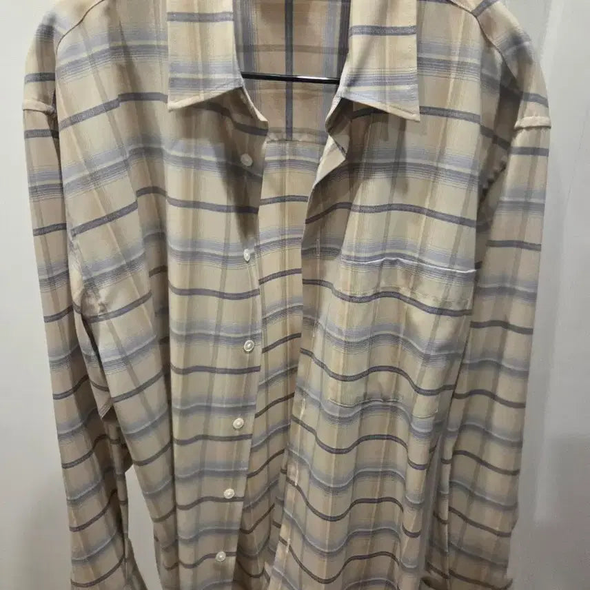 [SOLD OUT] 24SS 오라리 슈퍼라이트 울 체크셔츠 3사이즈
