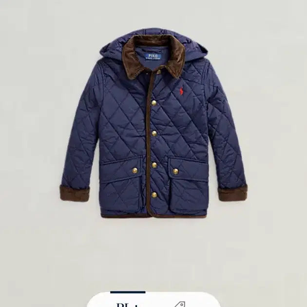 [SOLD OUT] [폴로 랄프로렌] 남아 키즈 퀼팅 자켓 네이비 M(10-12)