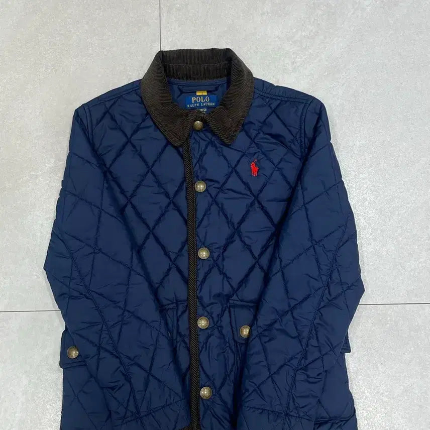 [SOLD OUT] [폴로 랄프로렌] 남아 키즈 퀼팅 자켓 네이비 M(10-12)