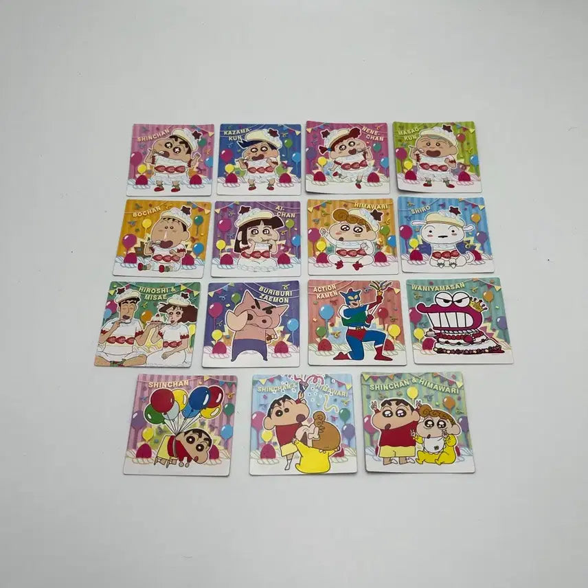 [BUNJANG] Crayon Shin-chan Choco Chip 20th Anniversary Sticker Set / 짱구는못말려 초코비 20주년 일반 띠부씰 세트
