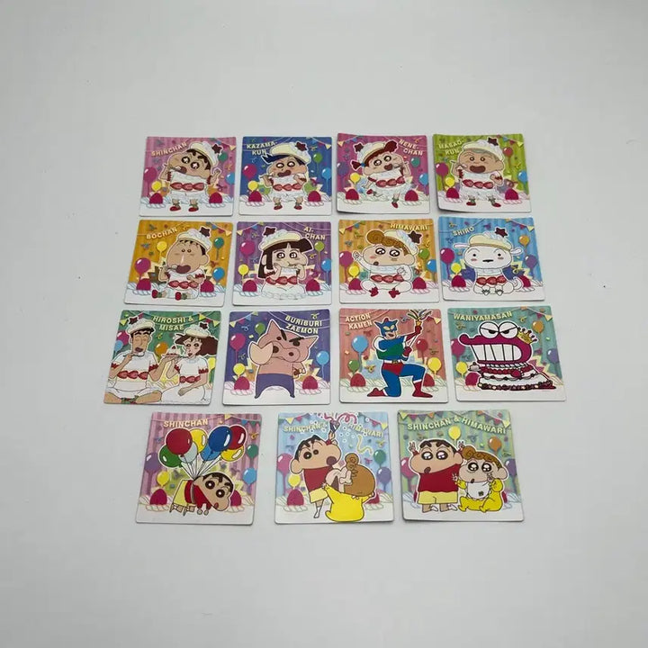 [BUNJANG] Crayon Shin-chan Choco Chip 20th Anniversary Sticker Set / 짱구는못말려 초코비 20주년 일반 띠부씰 세트