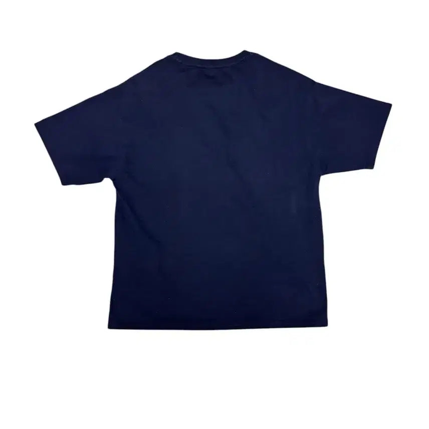 [BUNJANG] Russell Camo R Logo T-shirt Navy M / Russell 러셀 카모 R 로고 반팔 티셔츠 네이비 M