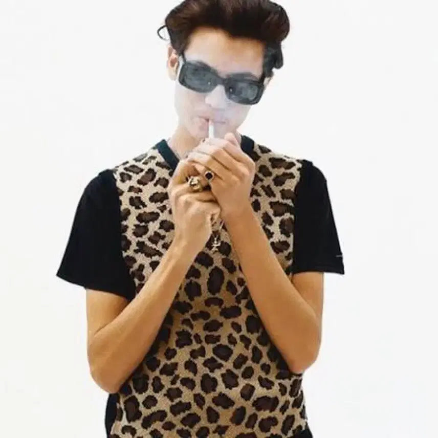 [BUNJANG] Supreme Leopard Vest / M) 슈프림 16ss 레오파드 베스트