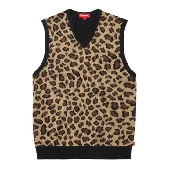 [BUNJANG] Supreme Leopard Vest / M) 슈프림 16ss 레오파드 베스트