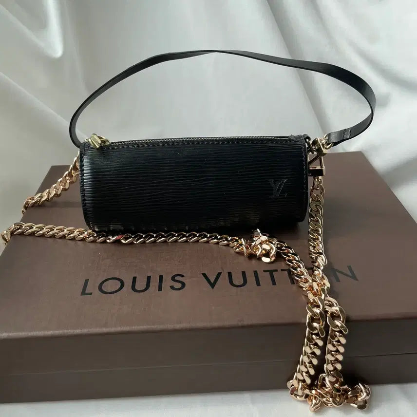 [BUNJANG] Louis Vuitton Papillon Epi Mini Cylinder Bag / 루이비통 파빌론 빠삐용 에삐 미니원통백 정품감정서포함