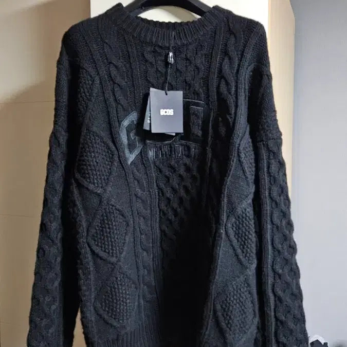 [BUNJANG] GCDS Knit Sweatshirt Hoodie Jacket / GCDS 니트 맨투맨 후드 자켓