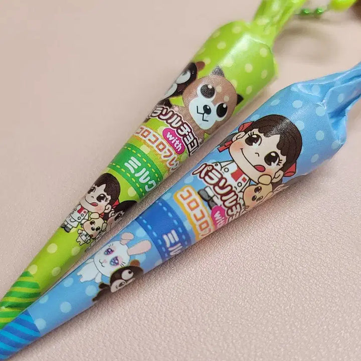 [BUNJANG] Peko-chan Japanese Limited Edition Keychain Collection / 페코짱 초콜릿/사탕 키링모음 (팝캔디, 연필초콜릿, 우산초콜릿 등)