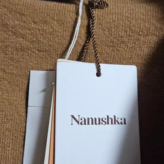 [BUNJANG] Nanushka Brown Cardigan Knit / Nanushka 나누슈카 브라운 가디건 니트 정품 신품 80만짜리