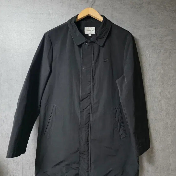 [BUNJANG] Lacoste Black Coat Size 100 / 라코스테 블랙 코트 사이즈 100 춘추용