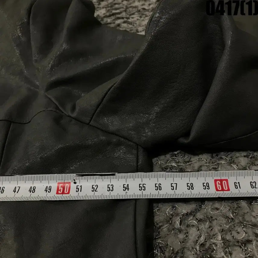 [BUNJANG] Gray Leather Jacket XL / 회색 레더 자켓 간절기 XL