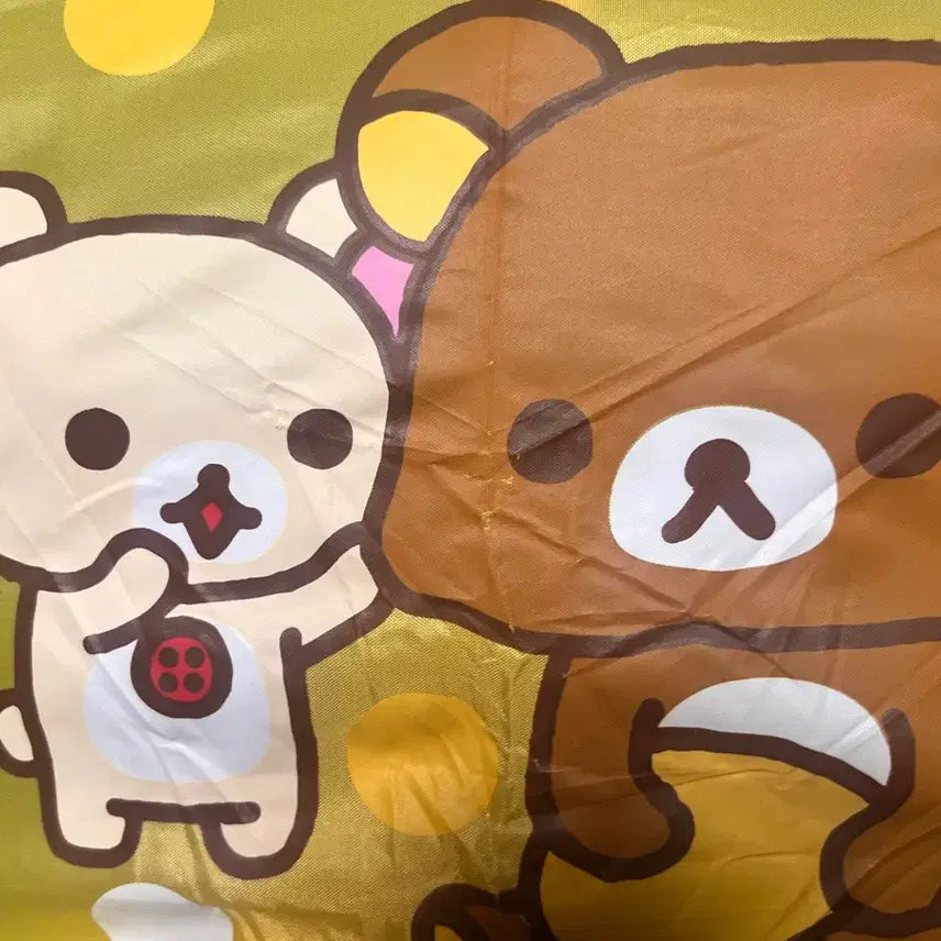 [SOLD OUT] 고전 산엑스 리락쿠마 코리락쿠마 도트 접이식 우산