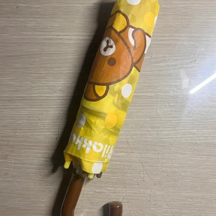 [SOLD OUT] 고전 산엑스 리락쿠마 코리락쿠마 도트 접이식 우산
