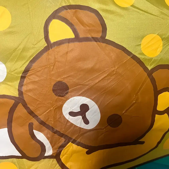 [SOLD OUT] 고전 산엑스 리락쿠마 코리락쿠마 도트 접이식 우산