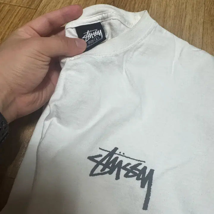[SOLD OUT] 스투시 플라워 봄 티셔츠 화이트 L 판매