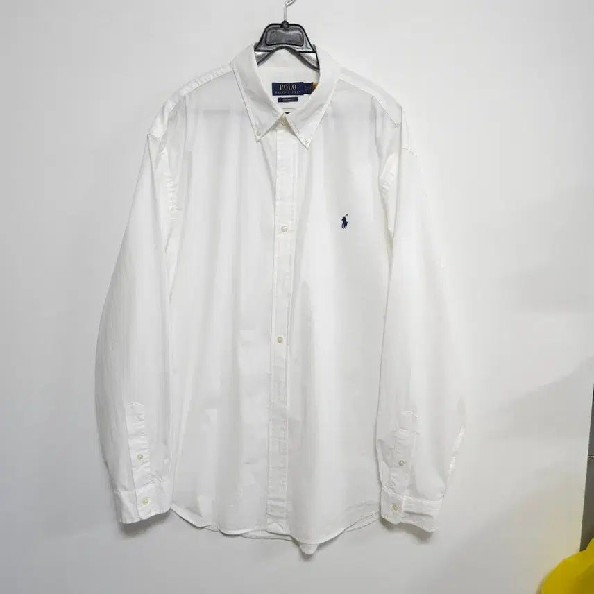 [SOLD OUT] 폴로 랄프로렌 화이트 셔츠 M 클래식핏 (100~105) QR정품