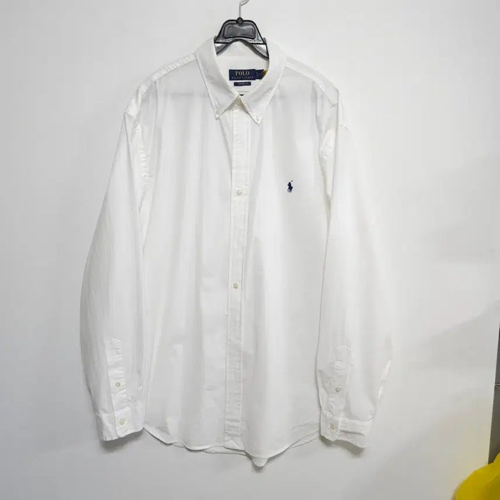 [SOLD OUT] 폴로 랄프로렌 화이트 셔츠 M 클래식핏 (100~105) QR정품