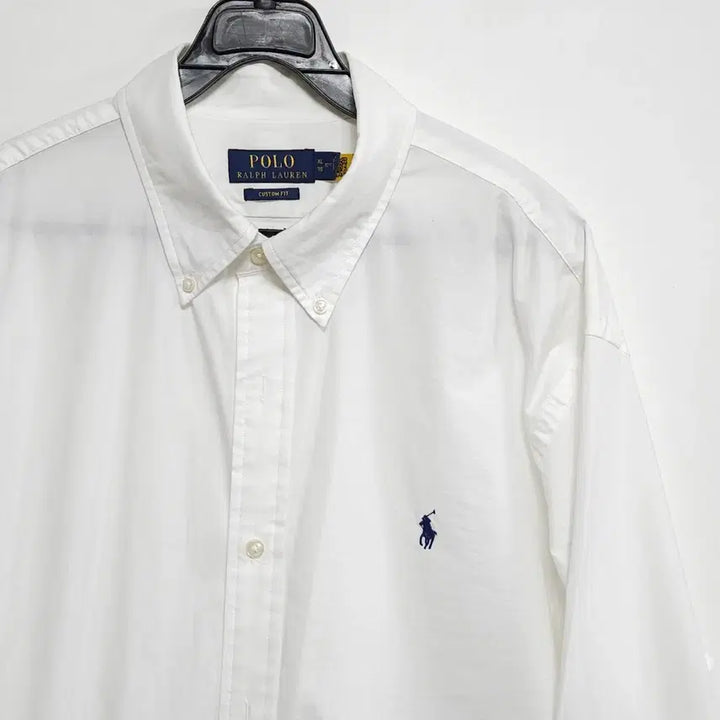 [SOLD OUT] 폴로 랄프로렌 화이트 셔츠 M 클래식핏 (100~105) QR정품