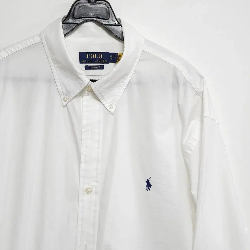 [SOLD OUT] 폴로 랄프로렌 화이트 셔츠 M 클래식핏 (100~105) QR정품