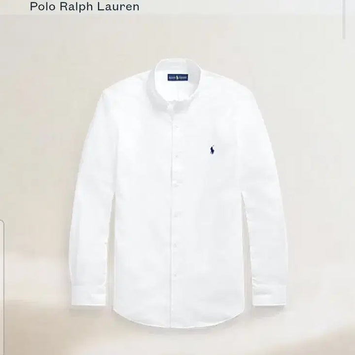 [SOLD OUT] 폴로 랄프로렌 화이트 셔츠 M 클래식핏 (100~105) QR정품
