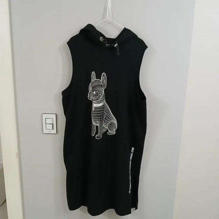 [BUNJANG] LifeWork Sleeveless Hoodie Dress / 라이프워크 후드민소매 원피스 정품 free