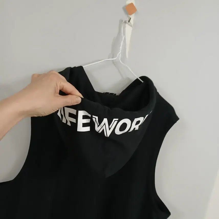[BUNJANG] LifeWork Sleeveless Hoodie Dress / 라이프워크 후드민소매 원피스 정품 free
