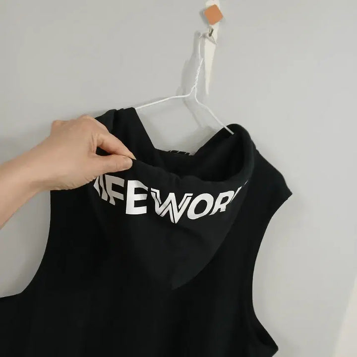 [BUNJANG] LifeWork Sleeveless Hoodie Dress / 라이프워크 후드민소매 원피스 정품 free