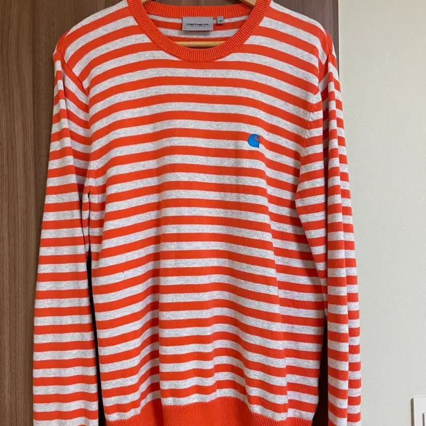 [BUNJANG] Carhartt Striped Knit Sweater / 칼하트 스트라이프 니트