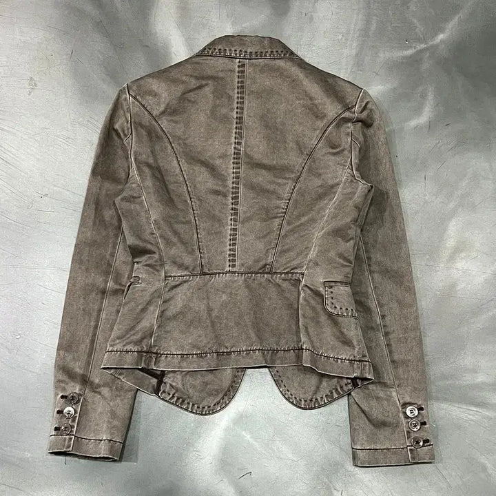[BUNJANG] Sports Max One-Button Grunge Blazer / 스포츠 막스 원버튼 그런지 블레이저 y16338