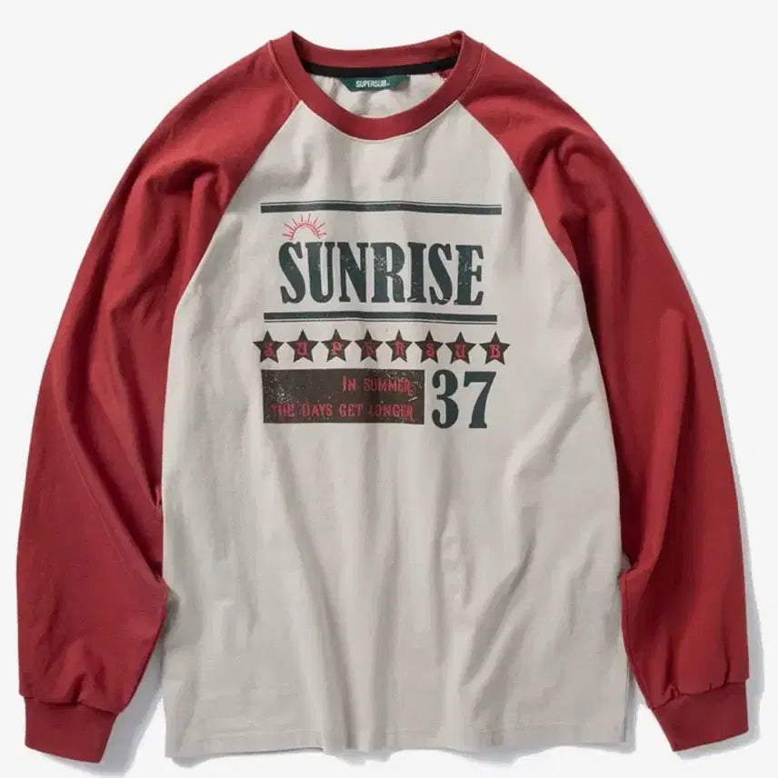 [SOLD OUT] 슈퍼서브 래글런 롱슬리브 레드 L