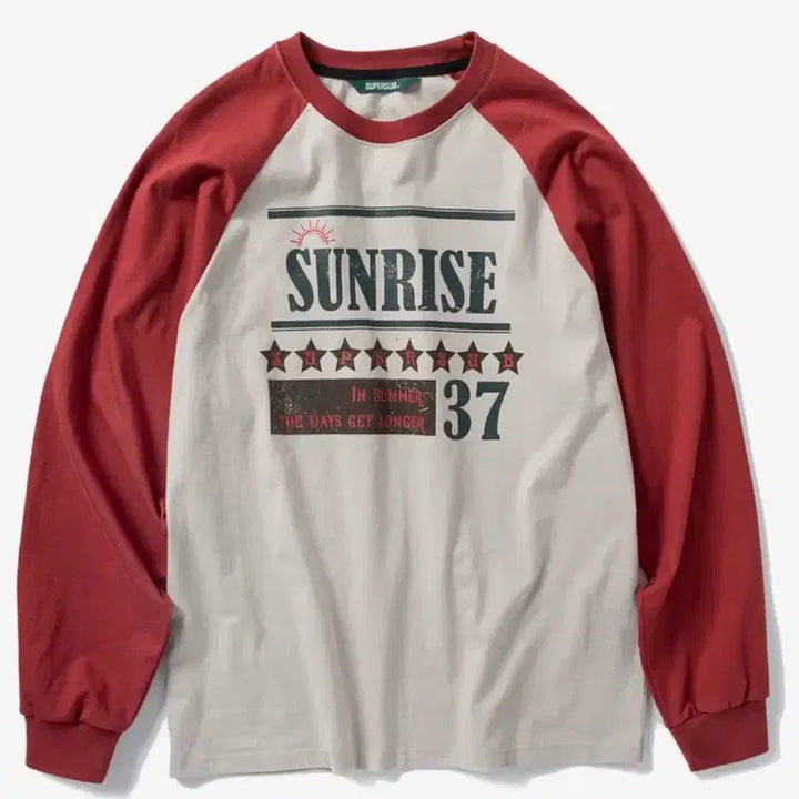 [SOLD OUT] 슈퍼서브 래글런 롱슬리브 레드 L