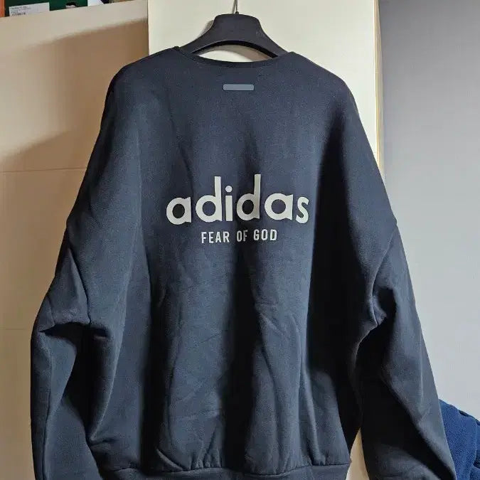 [BUNJANG] Fear of God Adidas Sweatshirt Black / 피어오브갓 fog 아디다스 맨투맨 블랙