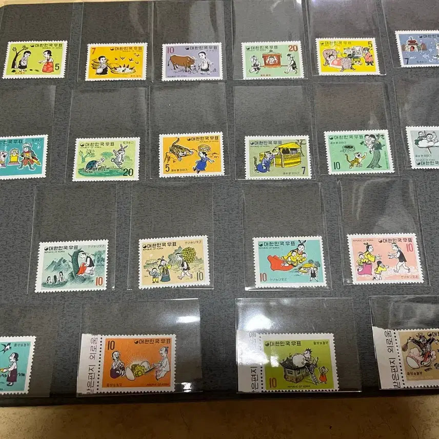 [BUNJANG] Fairy Tale Stamps Bundle Set / 동화우표 미사용제 일괄 싸게판매합니다.