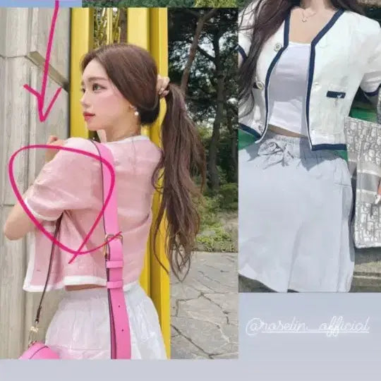[BUNJANG] Roselin Pink Linen Jacket / 교신 로젤린 핑크 린넨 자켓 (하객룩 피로연 상견례 원피스 돌잔치