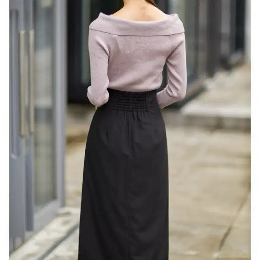 [BUNJANG] Toukou Closet Slit Black Midi Long Skirt / 토우코클로젯 트임 블랙 미디 롱 스커트 지뢰계 양산형