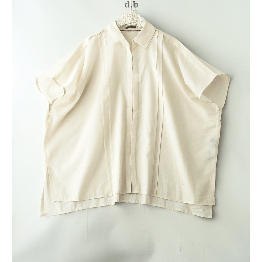 [BUNJANG] Daks Linen Blend Loose Fit Top / 수입닥스 면린넨 루즈br