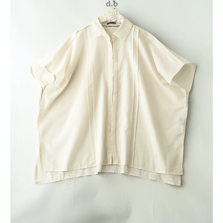 [BUNJANG] Daks Linen Blend Loose Fit Top / 수입닥스 면린넨 루즈br