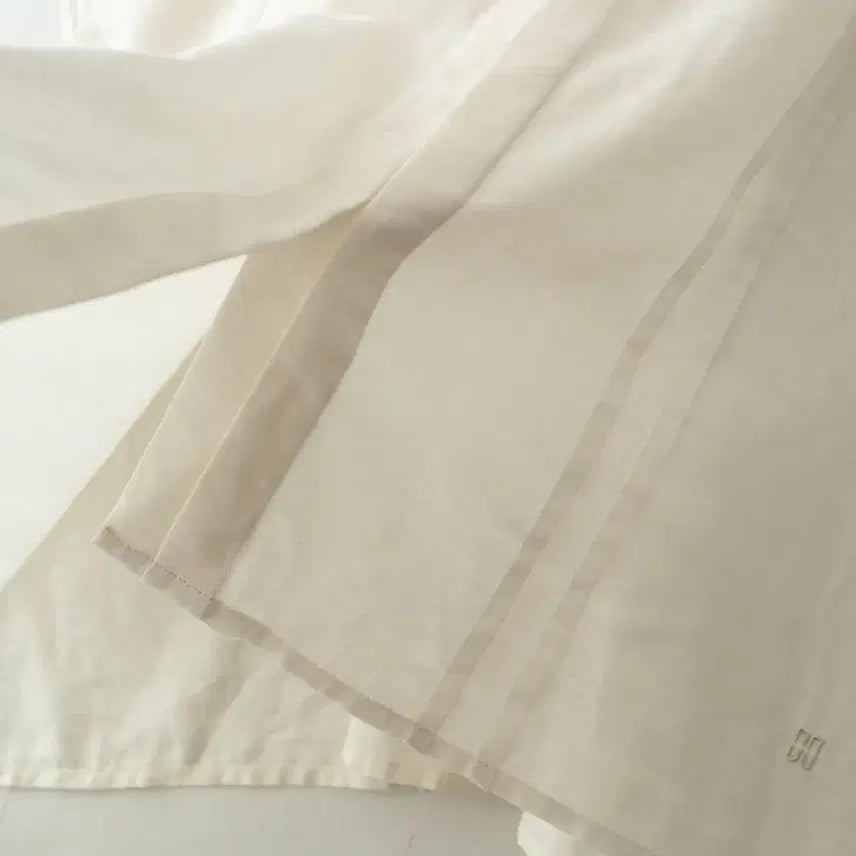 [BUNJANG] Daks Linen Blend Loose Fit Top / 수입닥스 면린넨 루즈br