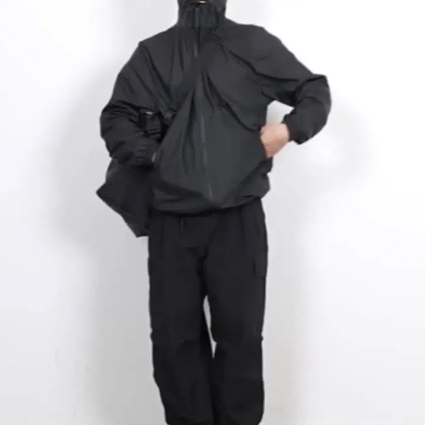[BUNJANG] RAINS Storm Breaker Jacket Black XL / RAINS 레인스 스톰 브레이커 자켓 블랙 XL