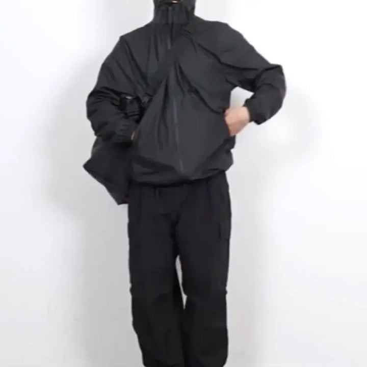 [BUNJANG] RAINS Storm Breaker Jacket Black XL / RAINS 레인스 스톰 브레이커 자켓 블랙 XL