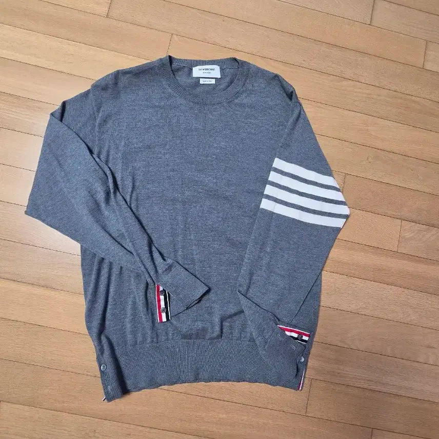 [BUNJANG] Thom Browne Merino Wool Knit Sweater (Gray, Size 5) / 정품)톰브라운 4바 메리노 울  니트 (그레이/5사이즈)