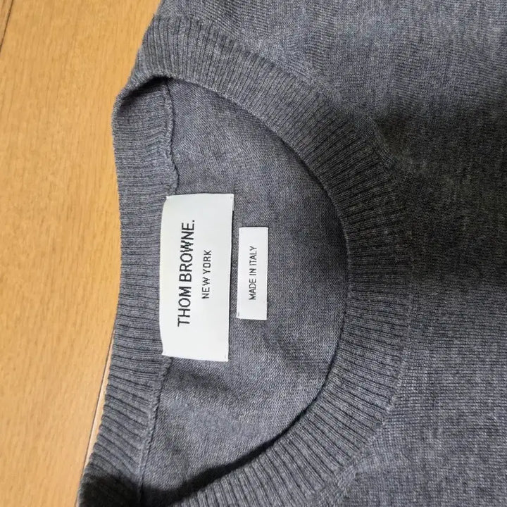 [BUNJANG] Thom Browne Merino Wool Knit Sweater (Gray, Size 5) / 정품)톰브라운 4바 메리노 울  니트 (그레이/5사이즈)