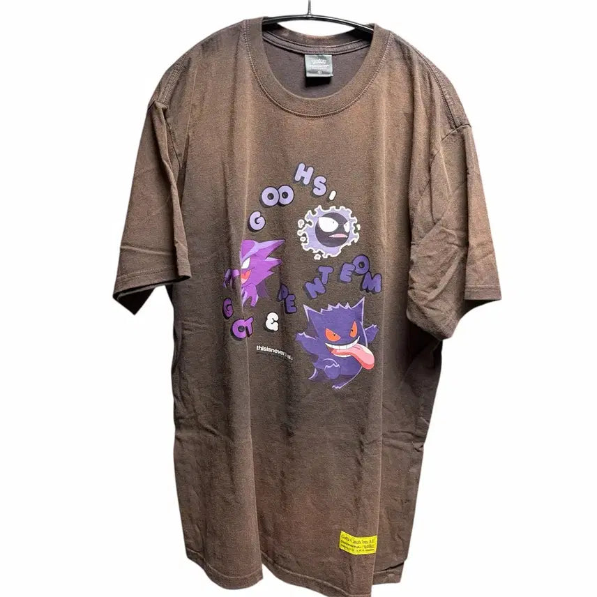 [SOLD OUT] 디스이즈네버댓 x 포켓몬 팬텀 타이다이 티셔츠 L