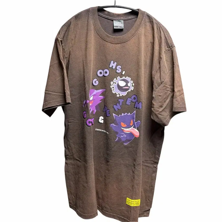 [SOLD OUT] 디스이즈네버댓 x 포켓몬 팬텀 타이다이 티셔츠 L