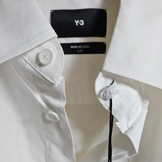 [BUNJANG] Y-3 Yohji Yamamoto White Shirt / Y-3 요지야마모토 화이트 셔츠 신품 사이즈