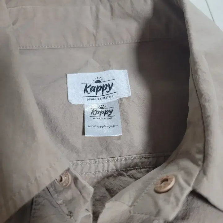 [SOLD OUT] 카피 Kappy 베이지색 셔츠 자켓